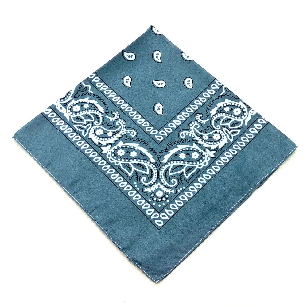 Fashion Bandana Kerchief Head Square Scarves Print Handkerchief