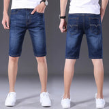 Casual Slim Straight Knee Pants Summer Stylish Zipper