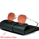 LeonLion 2023 Round Retro Sunglasses Men Round Vintage