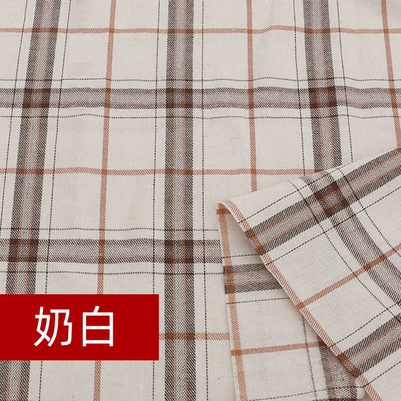 Yarn Dyed Soft Thickening Grinding Wool Plaid Fabric