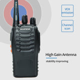2/4PCS Baofeng BF-888S 12W Walkie Talkie Dual Band