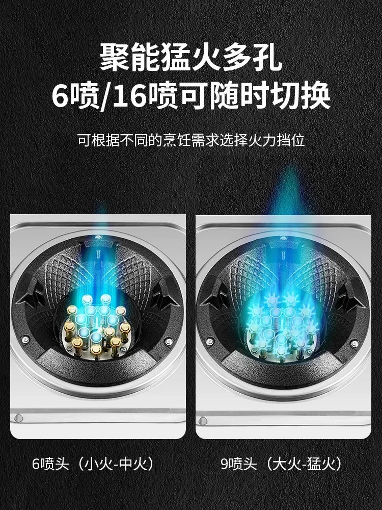 Low-pressure commercial fierce fire stove single stove liquefied