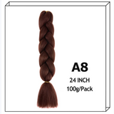 24Inch Synthetic Long Jumbo Ombre Braiding Hair For