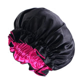 New Women Reversible Satin Bonnet Hair Caps Double
