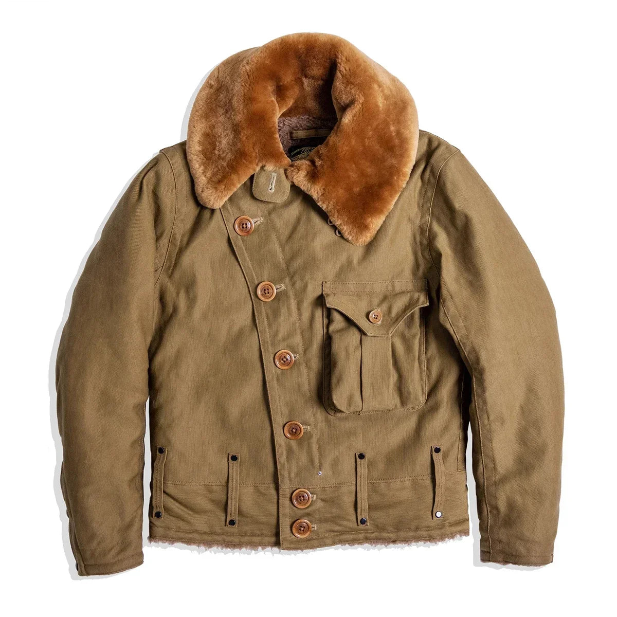 Red Tornado Taildragger Waxed Flying Jacket Vintage Aviation