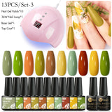 Mtssii 13/16Pcs Gel Nail Polish Set With 36W