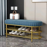 Nordic Shoe Bench Soft Cushion Multifunctional Shoe Rack