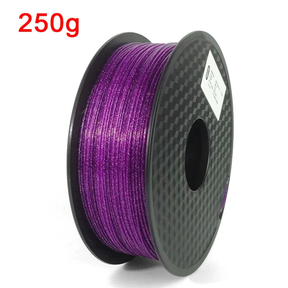 3D Printer Filament PLA 1.75mm Glittering Shining Rainbow