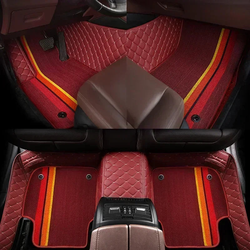 Customized Style Luxury Double Layer Car Floor Mat