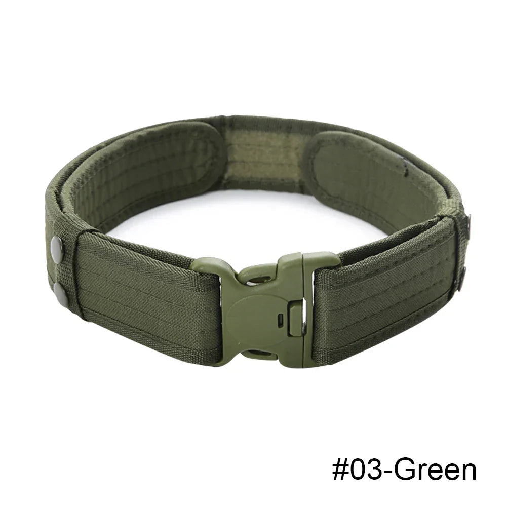 Men Army Style Combat Quick Release Tactical Belt