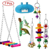 Toys Standing Bell Swing Toy Parrot Bird Combination