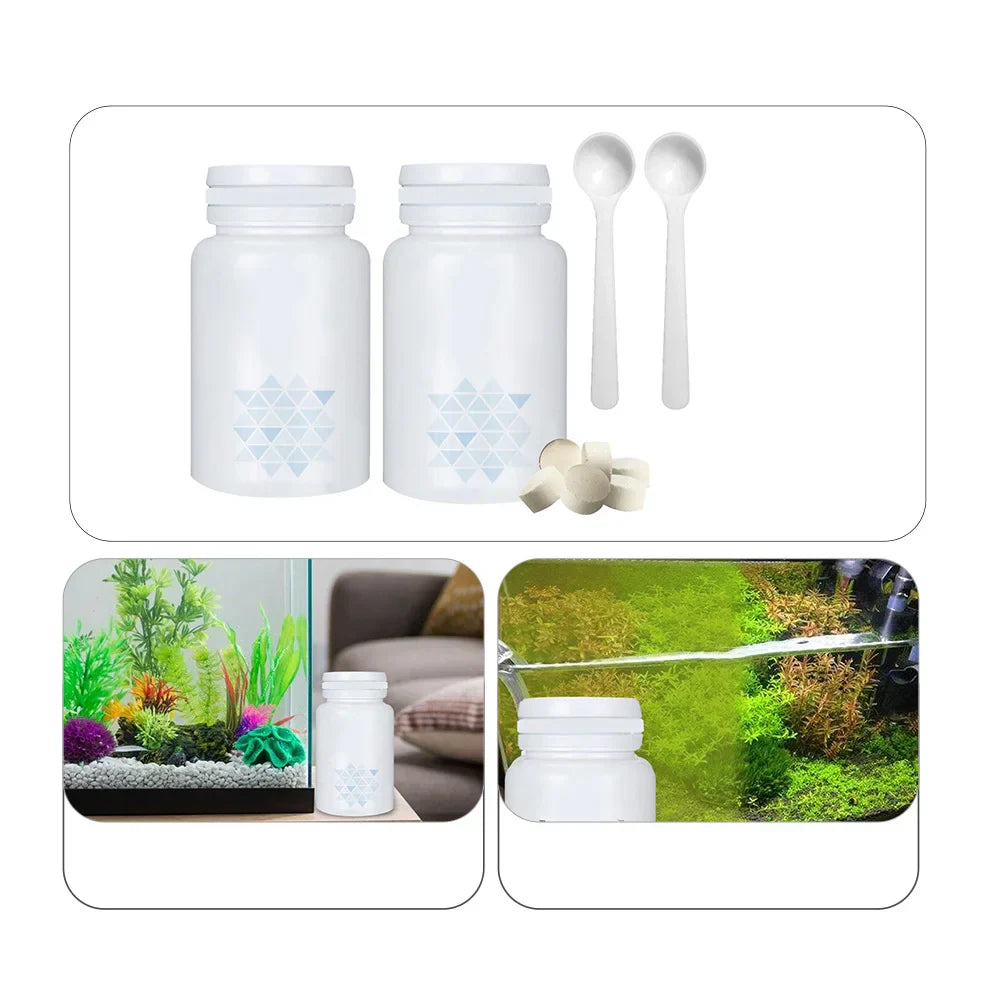 2 Bottle Removing Moss and Algae Tablets Fish