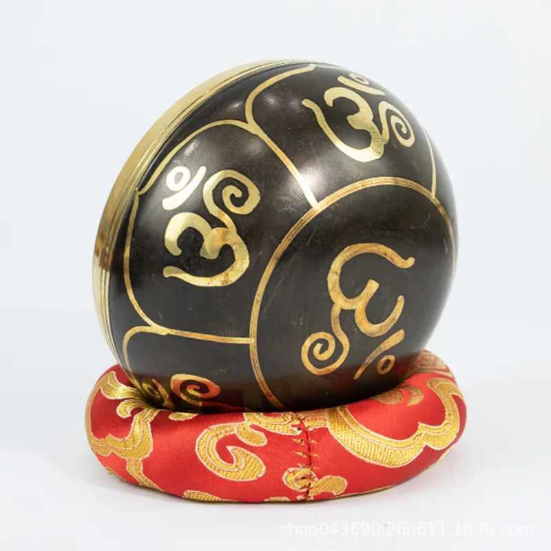 Original Tibetan Quartz Bowls Set Singing Handmade Bronze