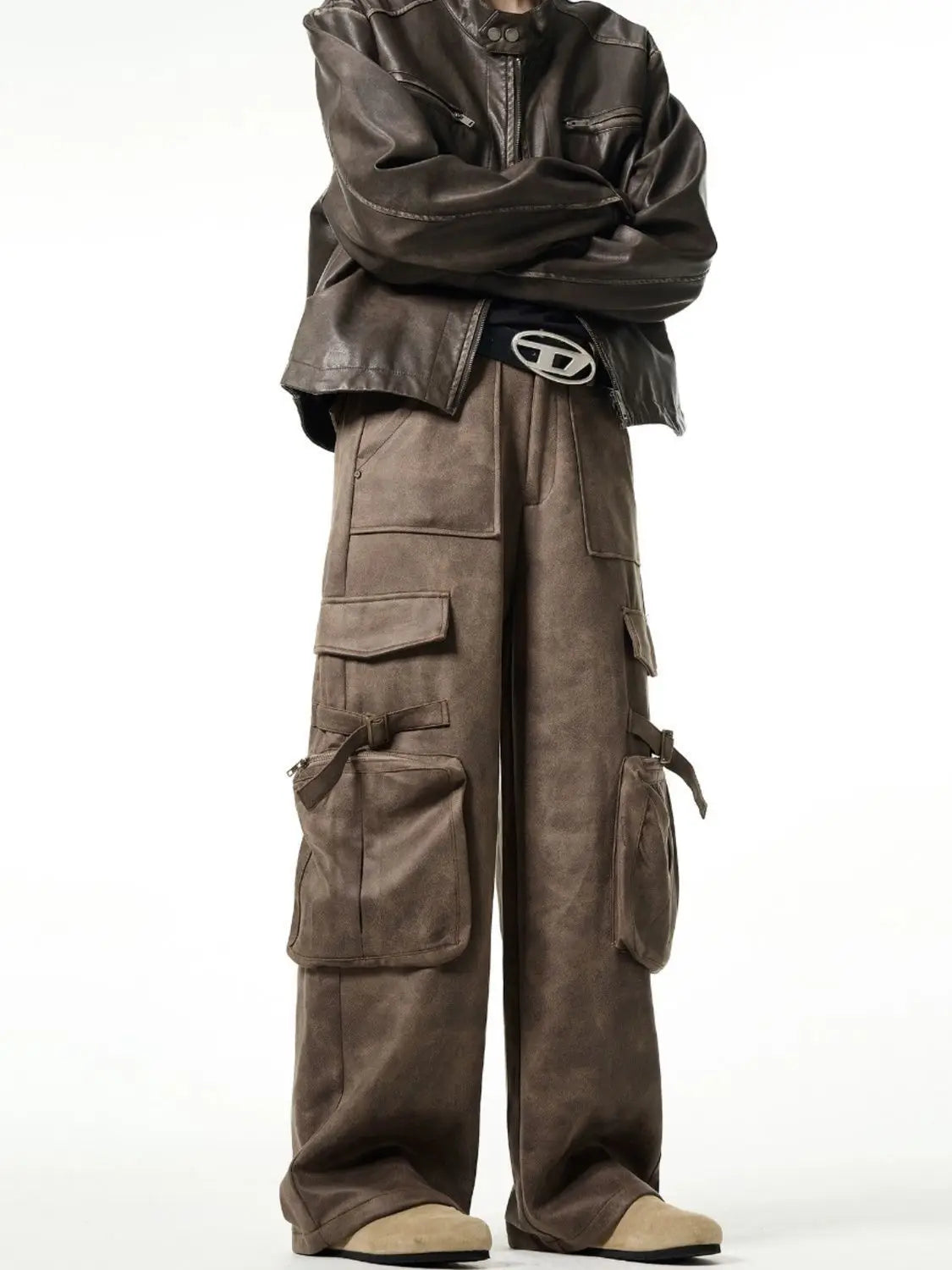 Autumn And Winter Casual Cargo Pants Men Vintage