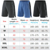 Men Run Shorts Patchwork Training Shorts Zipper Pockets