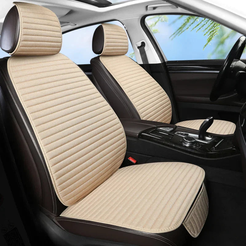 Car Seat Cover Flax Seat Protect Cushion Automobile