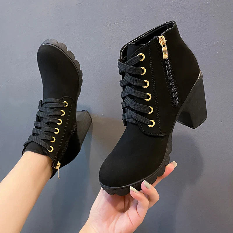 New Spring Winter Women Pumps Boots High Quality
