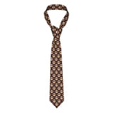 Mens Tie Classic Skinny Haloween Scary Skull Neckties