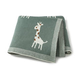 Newborn Baby Blankets Super Soft Knitted Infant Kids