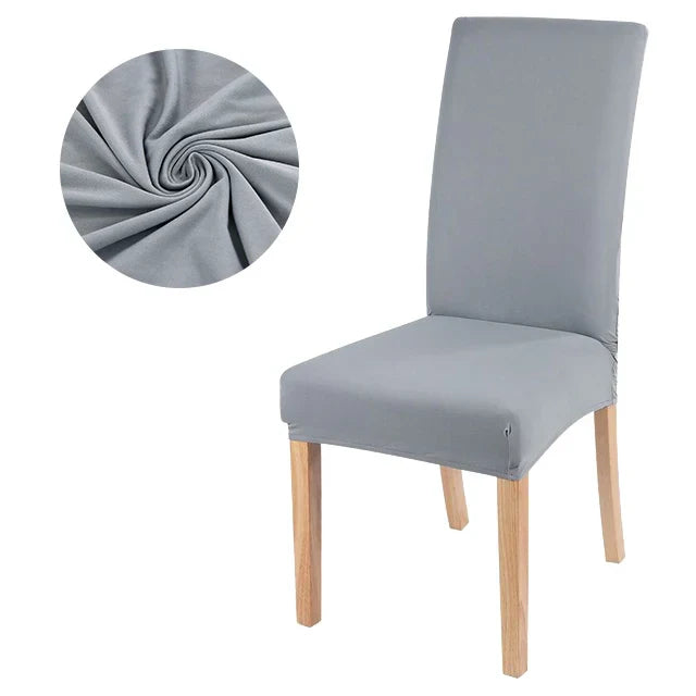 Elastic solid color Chair Cover Home Spandex Stretch