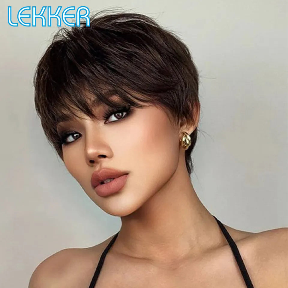 Lekker Wear and Go Short Pixie Cut Straight