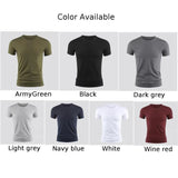 Men's Basic T-shirt Solid Color Short Sleeve Tee