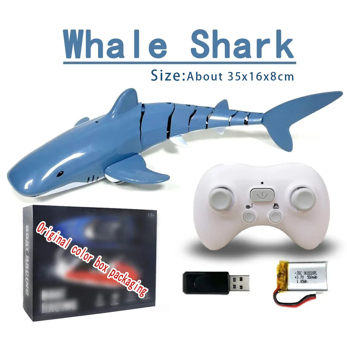 2.4G Radio Remote Control Shark Water Bath Toys