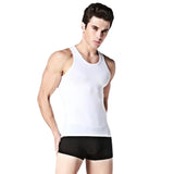 100 Cotton Mens Sleeveless Tank Top Solid Muscle