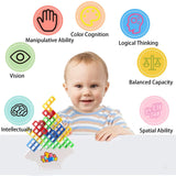 16PCS/32PCS/48PCS Russian Block Cubes Stacking Practice Children's Concentration