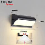 Led Outdoor Wall Light Waterproof IP65 Motion Sensor