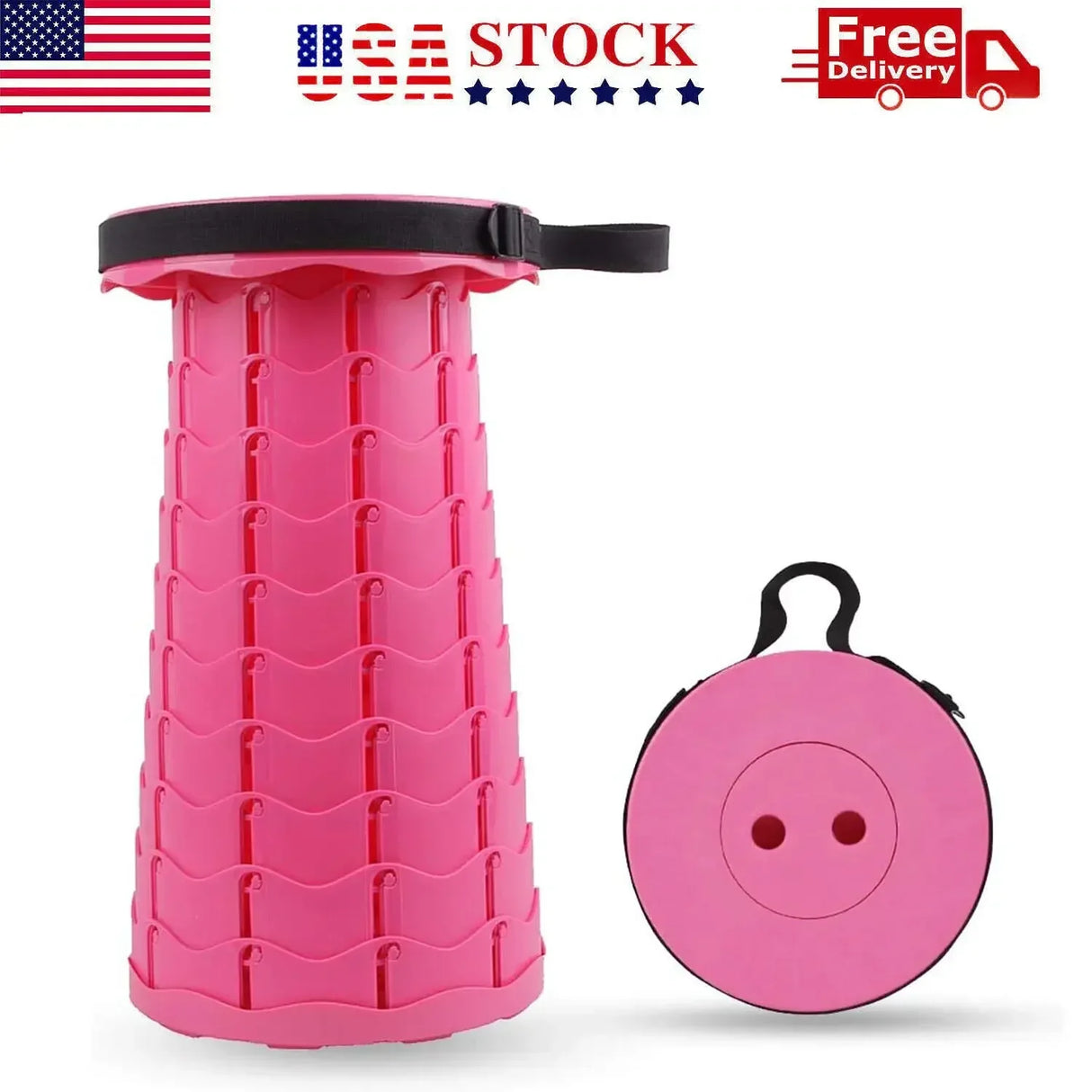 Portable Folding Fishing Chair Outdoor Camping Retractable Stool