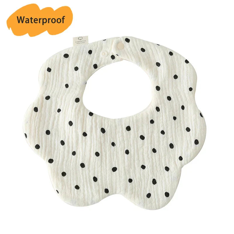 New Thickened 7 Layers Cotton Waterproof Baby Bibs