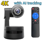 4K PTZ Webcam AI Function with Mics Camera