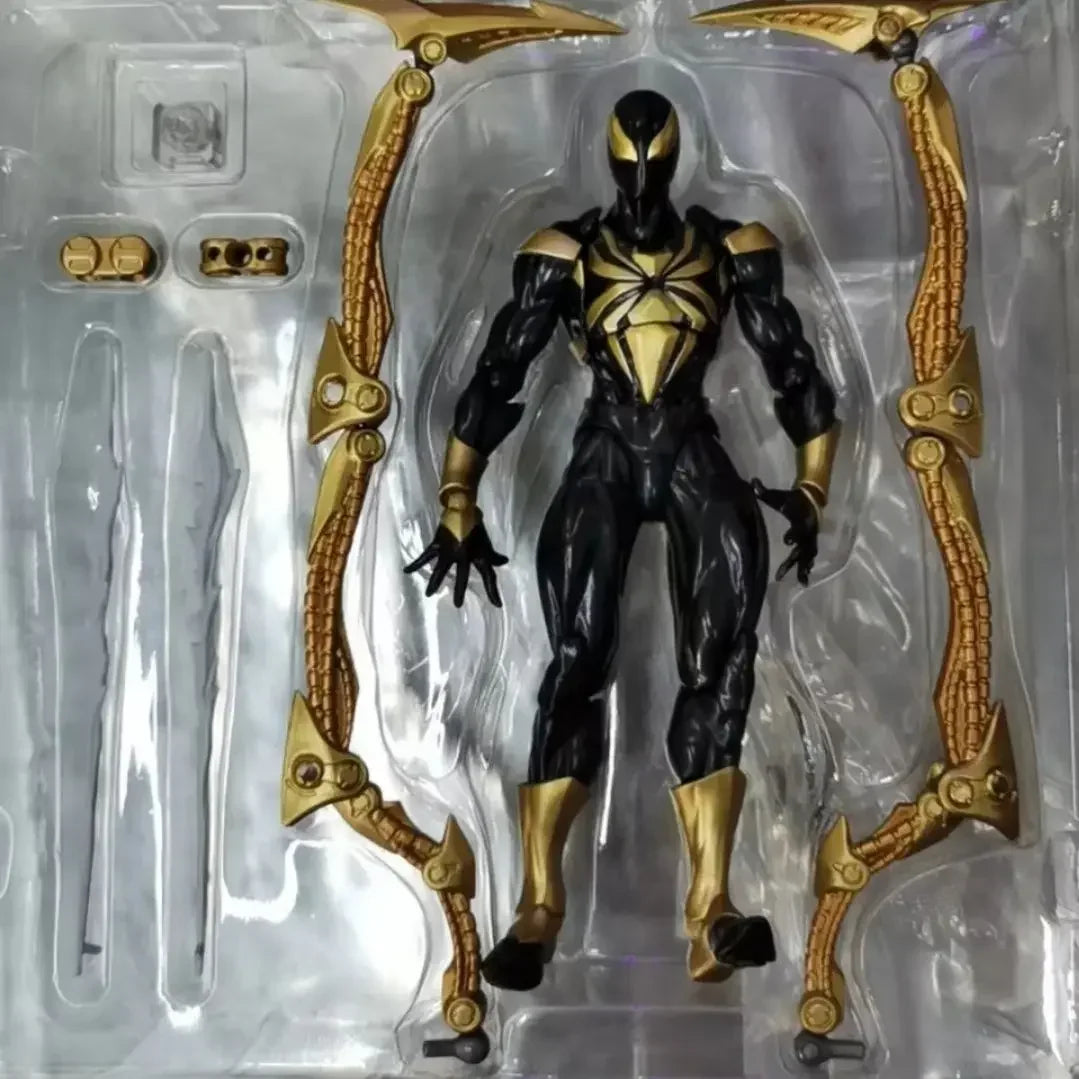New Kaiyodo Iron Spiderman Ation Figurine Amazing Yamaguchi