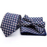45 Color Paisley Geometry Striped 7.5cm Tie Set