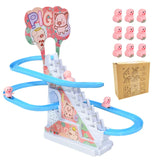 Kids Electric Small Duck Climbing Stairs Toy DIY