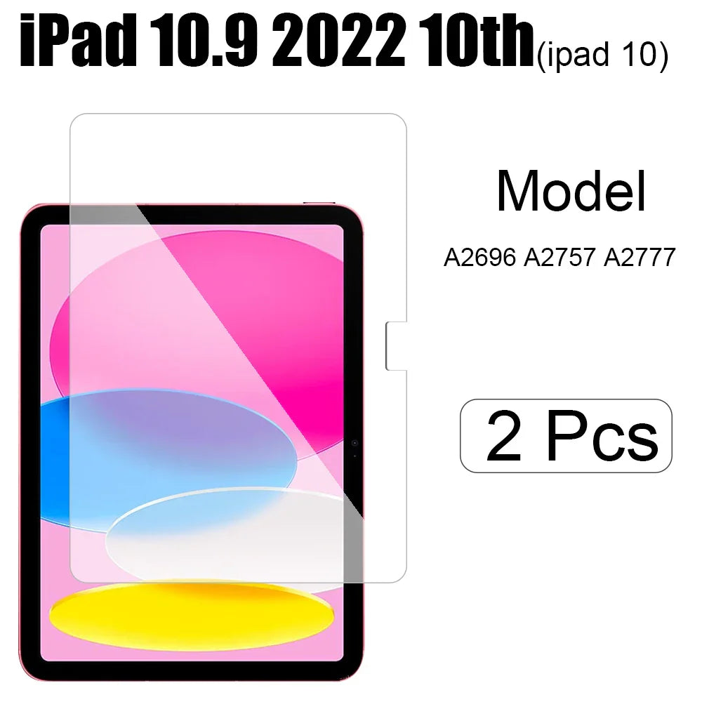 Tablet Tempered glass film For iPad 10.2 2021
