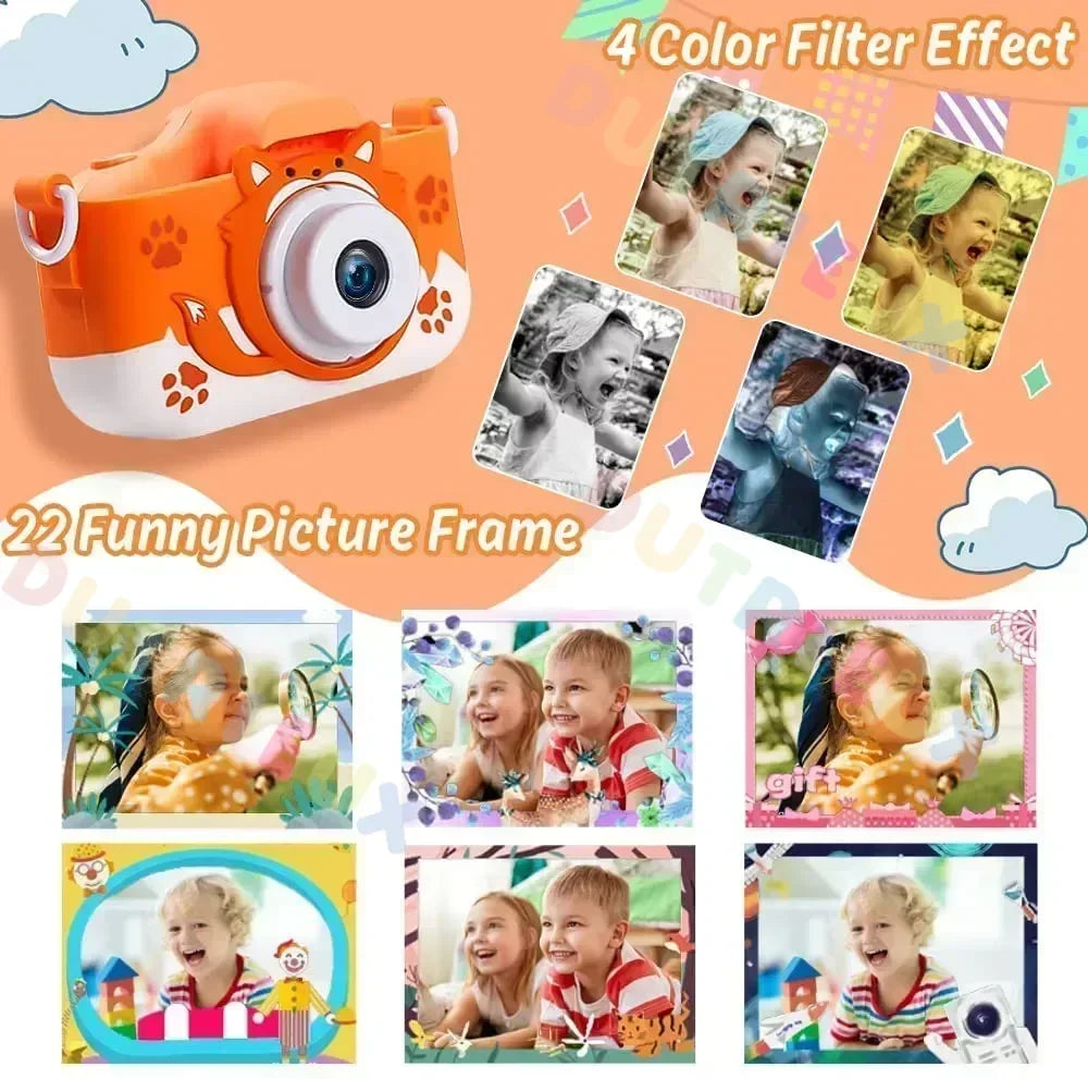 Kids Digital Camera HD 1080P 20MP with USB