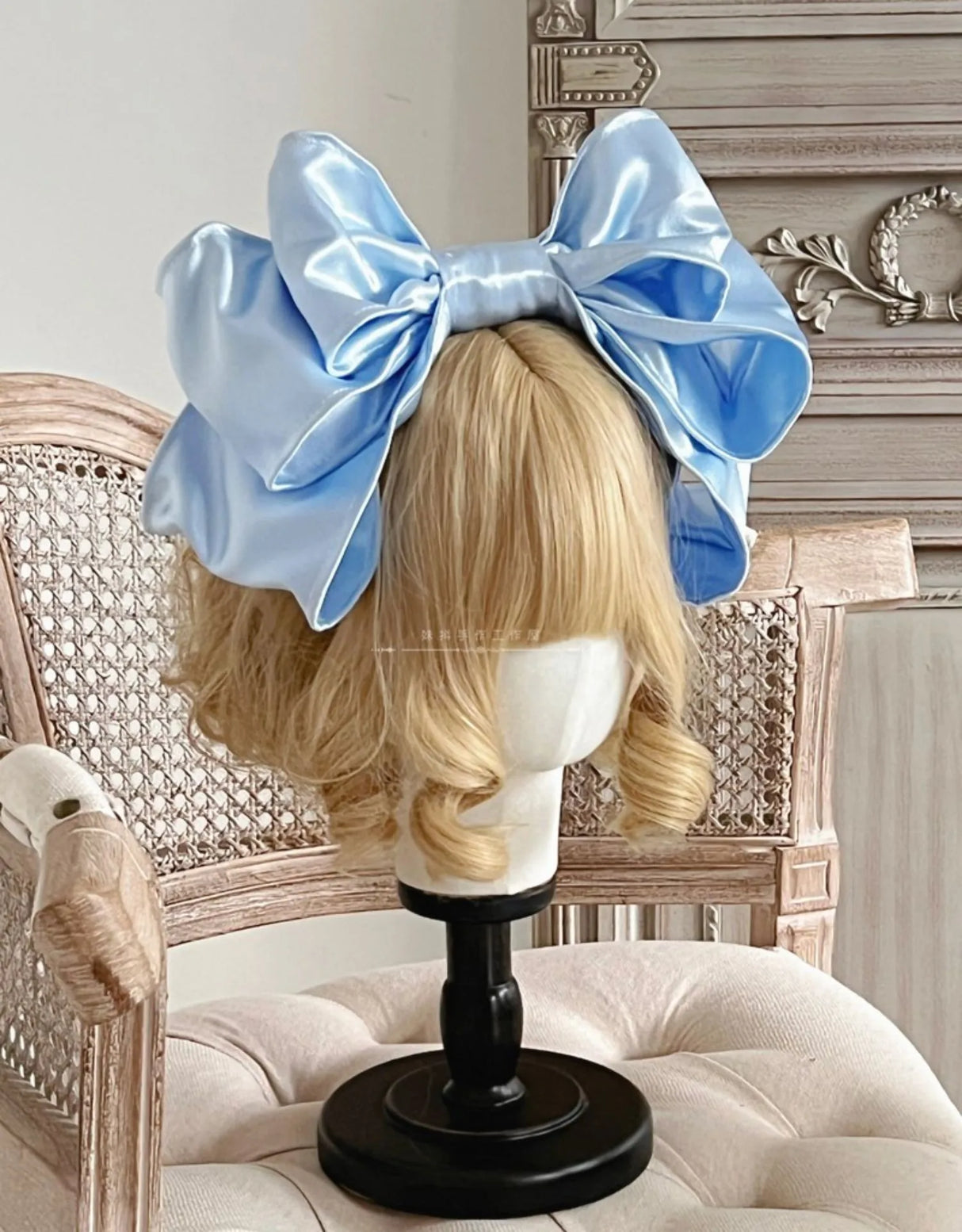 Lolita Handmade Cute Headwear Girls Oversized Bow Headband