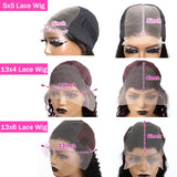 Luvin 250% Deep Wave 13x6 Lace Front Human