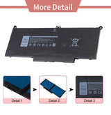 7000Mah 7480 7490 Battery F3YGT Laptop Battery for