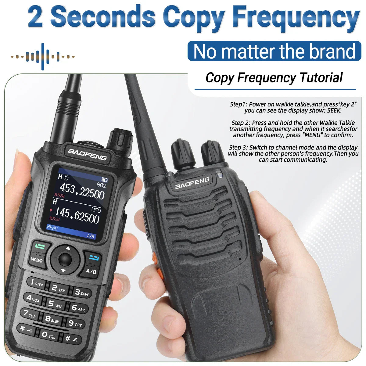 Baofeng UV-21 PRO V2 Walkie Talkie Wireless Copy
