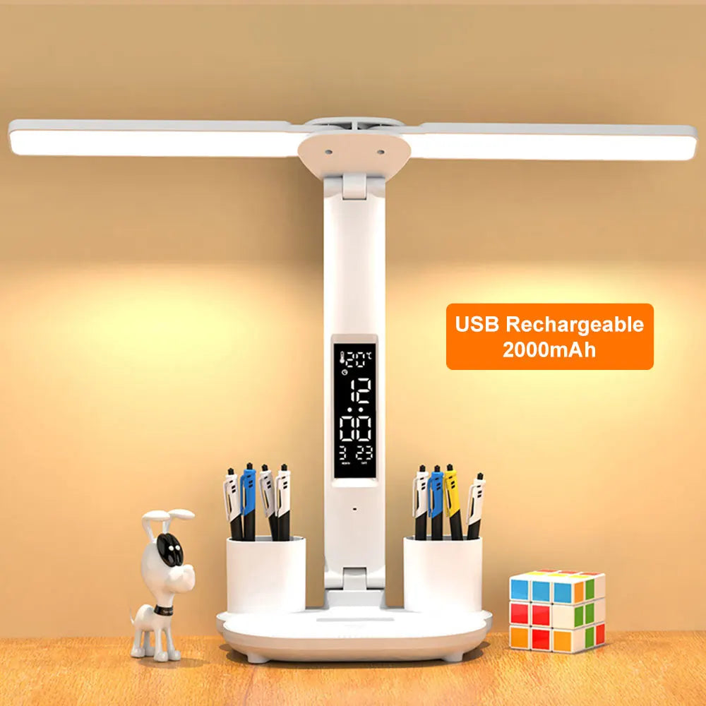 Table Lamp LED Double-headed Multifunction Foldable Touch