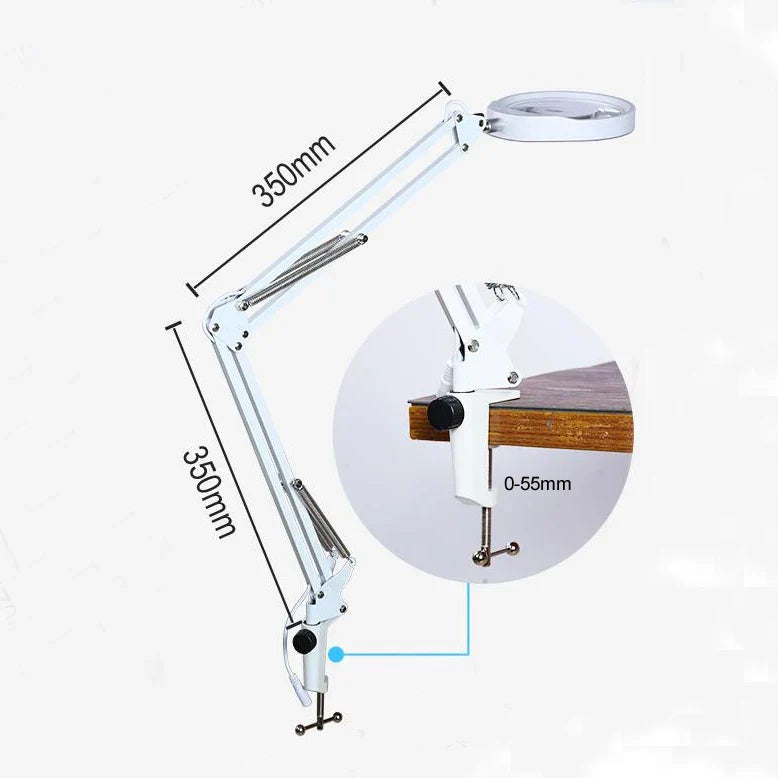 USB 10X or 10X20X Magnifier With LED Lamp