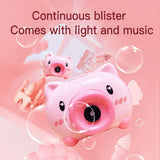 Chilren Bubble Machine Outdoor Toy For Girls Boys