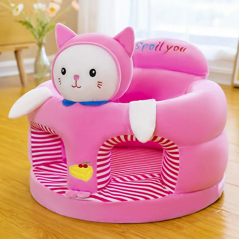 Cute Baby Sofa Support Seat Cover Plush Chair