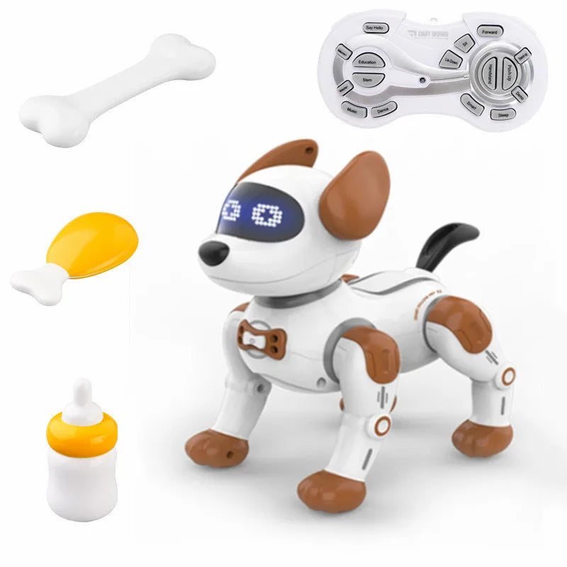 Funny RC Robot Electronic Dog Stunt Dog Voice