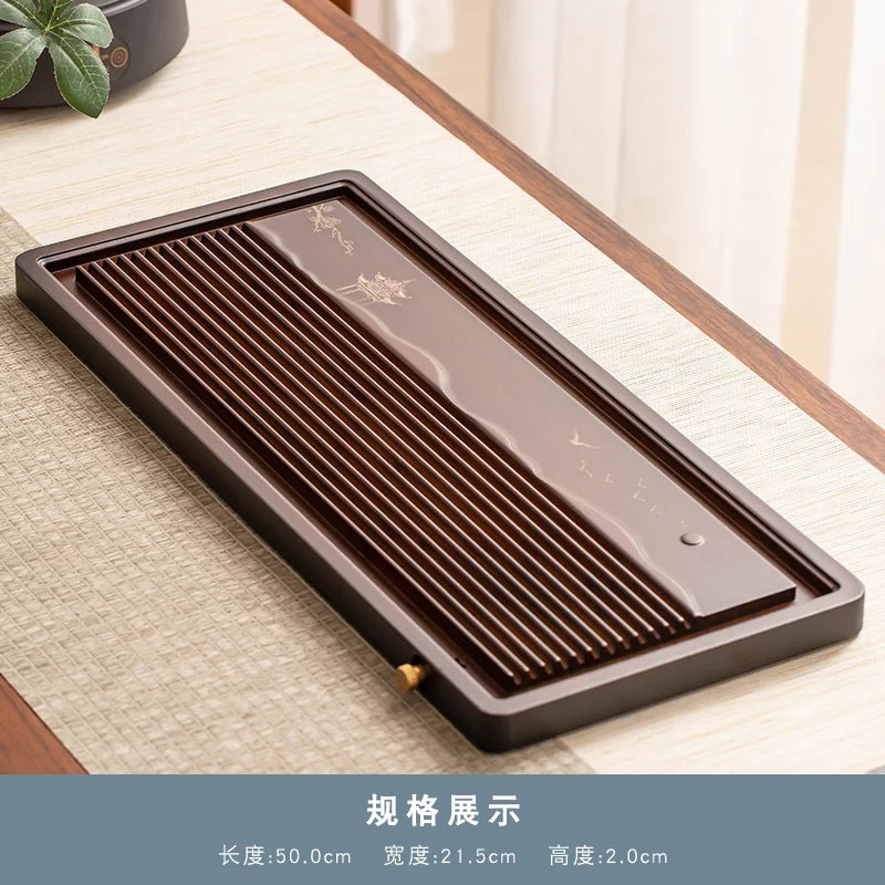 Kitchen Gadget Tea Tray Wood Coffeeware Teaware Office