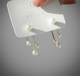 2023 New Classic Elegant Imitation Double Pearl Dangle