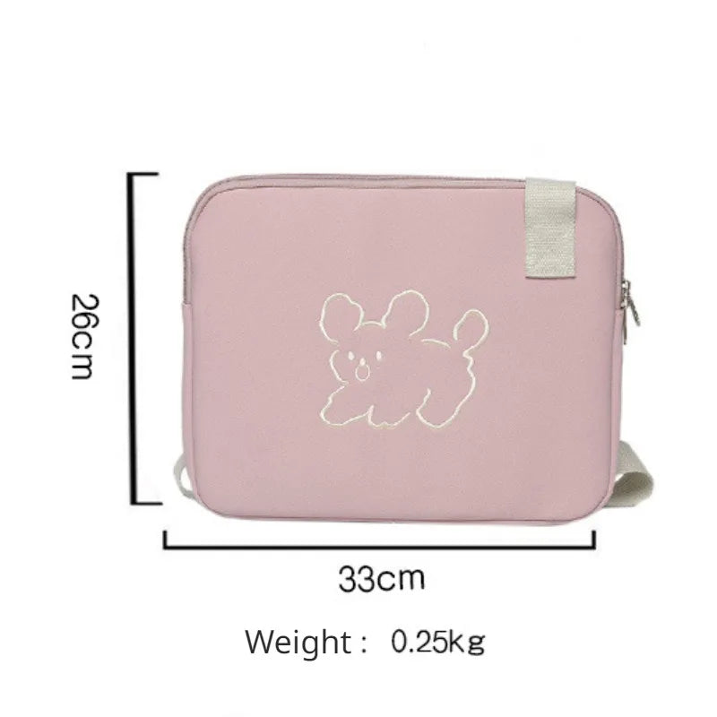 Casual Cute Carton Lines Puppy Bear Tablet Inner